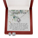Boyfriend’s Mom Necklace, Gift For Boyfriend’s Mom, To My Boyfriends Mom Necklace Mother's Day Love Knot Necklace