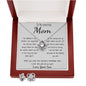 Mom Necklace - Gift for Mom from Son Mother's Day Love Knot Necklace