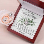 Mom Necklace, Son To My Mother Necklace On Wedding Day Gift For Mom, Mother Of The Groom Gift From Groom Mother's Day Love Knot Necklace