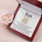 Mom Necklace Gift - To My Mom Necklace - Thank You For Giving Me The Best Things In Life Mother's Day Love Knot Necklace