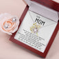 Mom Necklace Gift - To My Mom Necklace - Thank You For Giving Me The Best Things In Life Mother's Day Love Knot Necklace
