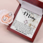 Mom Necklace, Best Mother's Day Gift - To My Mom Best Necklace Mother's Day Love Knot Necklace