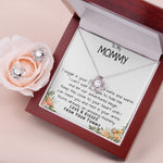 Mommy Necklace, To My Mommy Necklace, Gift For Mom To Be Necklace, Gift For First Time Mom, Expecting Mother Necklace, New Mom Necklace Gift Mother's Day Love Knot Necklace