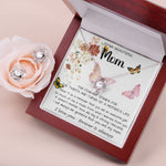 Mom Necklace Gift - To My Mom - Twists & Turns Gift Set Mom Necklace Mother's Day Love Knot Necklace