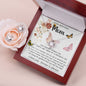 Mom Necklace Gift - To My Mom - Twists & Turns Gift Set Mom Necklace Mother's Day Love Knot Necklace