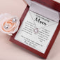 Mom Necklace - Gift For Mom From Son - You Have Been My Biggest Champion Mother's Day Gift Mother's Day Love Knot Necklace
