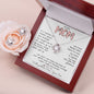 To My Mom Necklace To A Woman Of Wisdom Gift For Mom From Son Mother's Day Love Knot Necklace