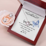 Mom Necklace - I'll Miss You Untill We Meet Again - Mother's Day Gift Mother's Day Love Knot Necklace