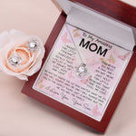 To My Mom Necklace From Son Gift Ideas For Mother's Day Necklace Mother's Day Love Knot Necklace