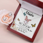 To My Mom Necklace, I'll Be By Your Side, To My Mom Gift Neckalce Mother's Day Love Knot Necklace