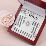 Mom Necklace -To My Mom - I Need To Say I Love You, Mom... I Do - Mother's Day Gift Mother's Day Love Knot Necklace