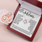 Mom Necklace -To My Mom - I Need To Say I Love You, Mom... I Do - Mother's Day Gift Mother's Day Love Knot Necklace