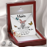 To My Mom Necklace, I'll Be By Your Side, To My Mom Gift Neckalce Mother's Day Love Knot Necklace