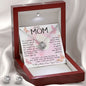 To My Mom Necklace To A Woman Of Wisdom Mother's Day Gift For Mom From Son Mother's Day Love Knot Necklace