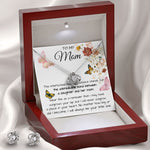 Mom Necklace Gift - To My Mom - Gift From Daughter - Mother's Day Necklace Mother's Day Love Knot Necklace