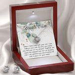 Boyfriend’s Mom Necklace, Gift For Boyfriend’s Mom, To My Boyfriends Mom Necklace Mother's Day Love Knot Necklace