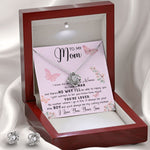 To My Mom Necklace Gift From Son Mother's Day Necklace Mother's Day Love Knot Necklace