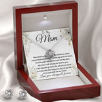 Mom Necklace - To My Mom - Love You Always And Forever - Mother's Day Gift Mother's Day Love Knot Necklace