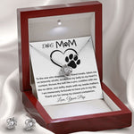 Mom Necklace - To My Dog Mom - Love You Always And Forever - Mother's Day Gift Mother's Day Love Knot Necklace