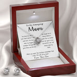 Mom Necklace - Gift For Mom From Son - You Have Been My Biggest Champion Mother's Day Gift Mother's Day Love Knot Necklace