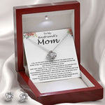 Mom Necklace, Mother-In-Law Necklace, Necklace Gift To My Boyfriend's Mom Gift, Future Mother-In-Law Necklace Mother's Day Love Knot Necklace