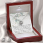 Mother-In-Law Necklace, Best Mother In Law Birthday Necklace, To My Mother In Law Necklace Mother's Day Love Knot Necklace