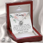Mom Necklace, To My Mom Necklace Card – Alluring Beauty Necklace – Jewelry For Mom Gifts Mother's Day Love Knot Necklace