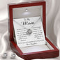 Mom Necklace - To Mom Necklace, Gorgeous Necklace for Mom from Daughter Mother's Day Love Knot Necklace