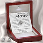 Mom Necklace - To Mom Necklace, Gift for Mom from Son Mother's Day Love Knot Necklace