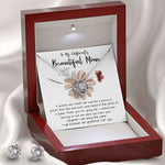 Mom Necklace Gift, To My Girlfriend's Mom Neckalce, Gift For Girlfriend's Mom, Mother Of The Bride Mother's Day Love Knot Necklace