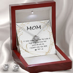 Mom Necklace - Love You Always And Forever Mother's Day Gift Mother's Day Love Knot Necklace