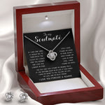 To My Soulmate - You Are My Life, My Love, And My Best Friend Mother's Day Necklace Mother's Day Love Knot Necklace