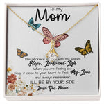 To My Mom Necklace, I'll Be By Your Side, To My Mom Gift Necklace, Mother's Day Alluring Beautiful Necklace