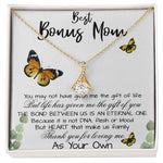 Stepmom Necklace, To My Bonus Mom Gift Neckalce, Thank For You Loving Me As Your Own, Mother's Day Alluring Beautiful Necklace