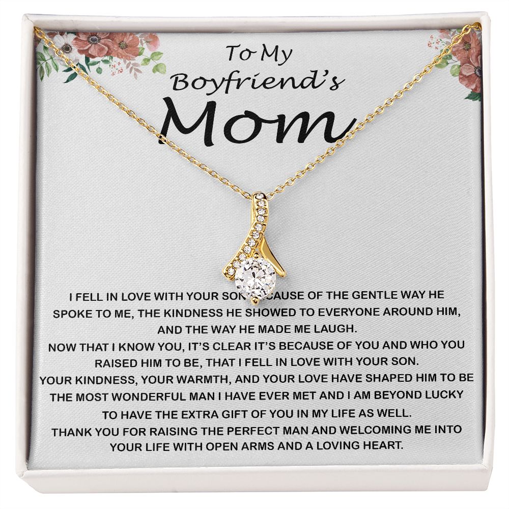 Mom Necklace, Mother-In-Law Necklace, Necklace Gift To My Boyfriend's Mom Gift, Future Mother-In-Law Necklace, Mother's Day Alluring Beautiful Necklace