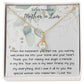 Mother-In-Law Necklace, Best Mother In Law Birthday Necklace, To My Mother In Law Necklace Mother's Day Alluring Beautiful Necklace