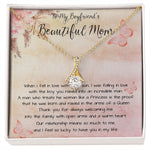 To My Boyfriend's Beautiful Mom Necklace - The Boy You Raised Into An Incredible Man - Necklace Gift For Boyfriend's Mom, Mother's Day Necklace Mother's Day Alluring Beautiful Necklace