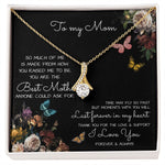 To My Mom Time May Fly Mother's Day Necklace Mother's Day Alluring Beautiful Necklace