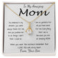 Mom Necklace - To Mom Necklace, Gift for Mom from Son Mother's Day Alluring Beautiful Necklace