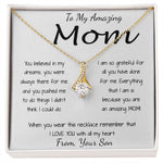 Mom Necklace - To Mom Necklace, Gift for Mom from Son Mother's Day Alluring Beautiful Necklace
