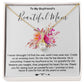 Mother-In-Law Necklace, Necklace Gift For Boyfriend's Mom, To My Boyfriend's Mom Gift, Future Mother-In-Law, Mother's Day Alluring Beautiful Necklace