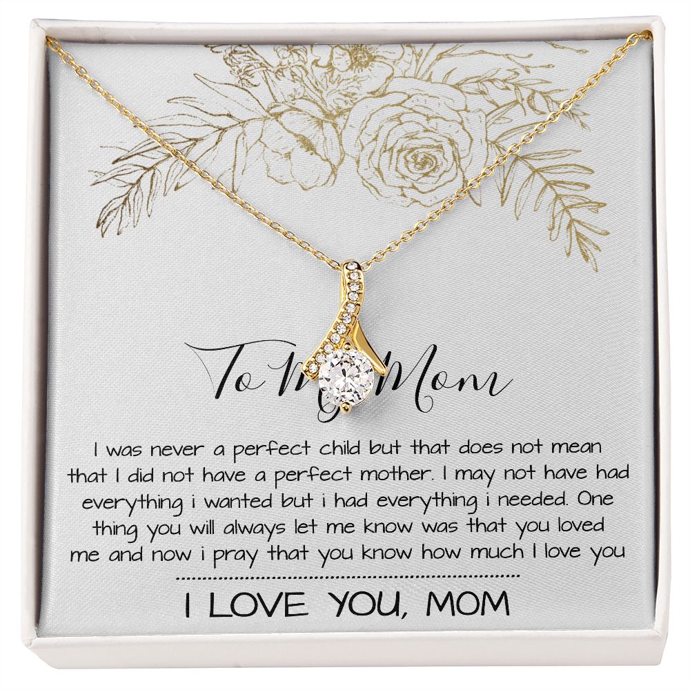 Mom Necklace Mother's Day Gift, To My Mom Necklace, Gift For Mom,  Mother's Day Necklace, Mother's Day Alluring Beautiful Necklace
