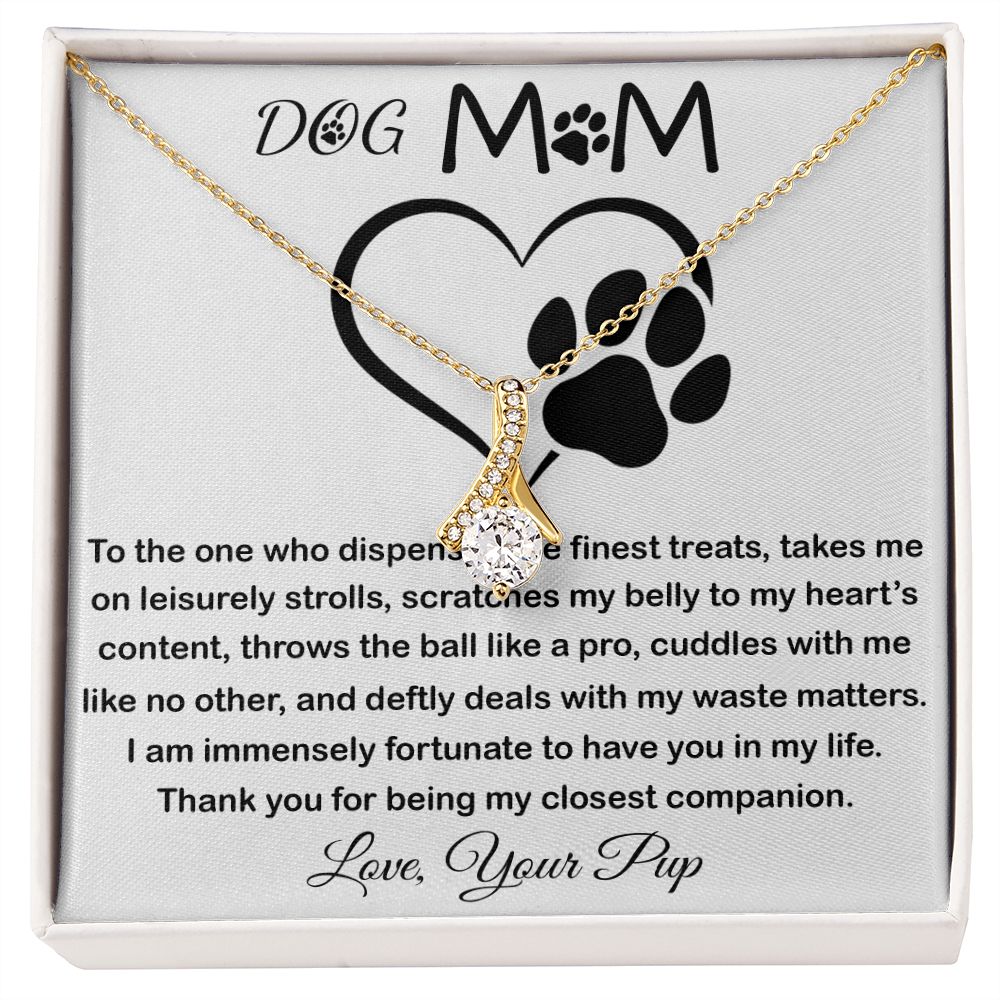 Mom Necklace - To My Dog Mom - Love You Always And Forever - Mother's Day Gift Mother's Day Alluring Beautiful Necklace