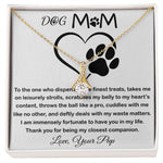 Mom Necklace - To My Dog Mom - Love You Always And Forever - Mother's Day Gift Mother's Day Alluring Beautiful Necklace