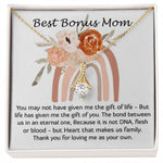 Mom Necklace, Best Mother's Day Gift - Stepmom Necklace, Bonus Mom Necklace Gift For Stepmom Neckalce, Mother's Day Alluring Beautiful Necklace