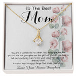To Mom - From Bonus Daughter - Woman Like No Other Mother's Day Necklace, Mother's Day Alluring Beautiful Necklace