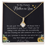 To My Future Mother In Law, Wedding For Her Mother's Gift Necklace, Mother's Day Alluring Beautiful Necklace