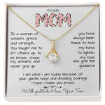 To My Mom Necklace To A Woman Of Wisdom Gift For Mom From Son Mother's Day Alluring Beautiful Necklace