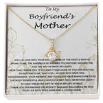 Mom Necklace, Mother-In-Law Necklace, To My Boyfriend's Mom Gift Necklace, Gift For Boyfriend's Mom Birthday Necklace, Mother's Day Alluring Beautiful Necklace