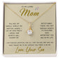 To My Loving Mom Necklace You Are Important To Me Gift For Her Mother's Day Mother's Day Necklace Mother's Day Alluring Beautiful Necklace